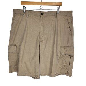 Dickies Mens Cargo Shorts Size 40 Khaki Mini Ripstop